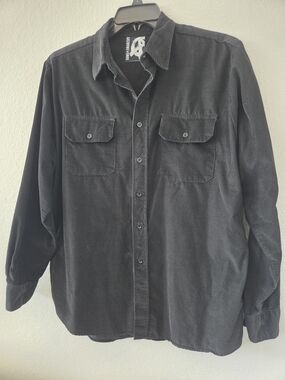Sons Of Anarchy Men's Casual Button-Down Corduroy Shirt XL